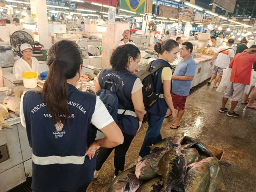 Visa Manaus dá continuidade à operação ‘Semana Santa’ com inspeções orientativas em feiras da cidade