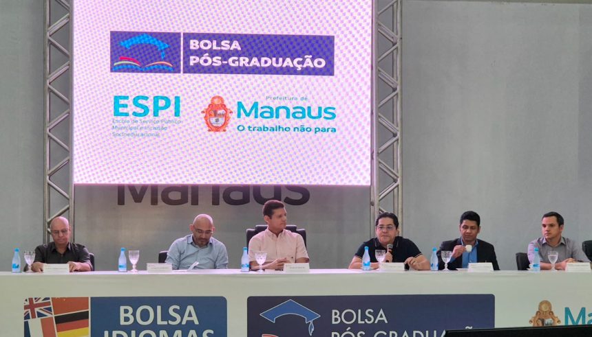 Prefeitura de Manaus lança editais dos programas Bolsa Idiomas e Bolsa Pós-Graduação para 2026