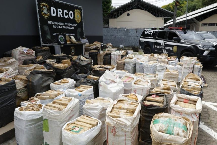 PC-AM prende apreende cerca de 4,5 toneladas de skunk avaliadas em mais de R$ 86 milhões