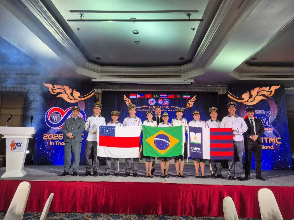 Alunos do CMPM 2 são medalhistas em Concurso Internacional de Talentos em Matemática, na Tailândia