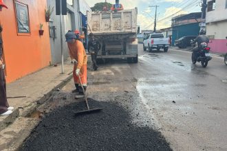 Prefeitura de Manaus avança com recuperação asfáltica e transforma mobilidade no bairro União da Vitória