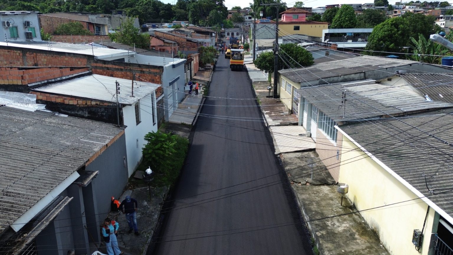 Prefeitura de Manaus avança para a segunda fase do pacote de recapeamento no bairro Cidade Nova e chega ao núcleo 16