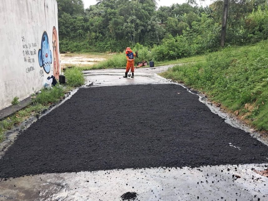 Prefeitura de Manaus intensifica recuperação asfáltica e melhora mobilidade em bairros da zona Norte