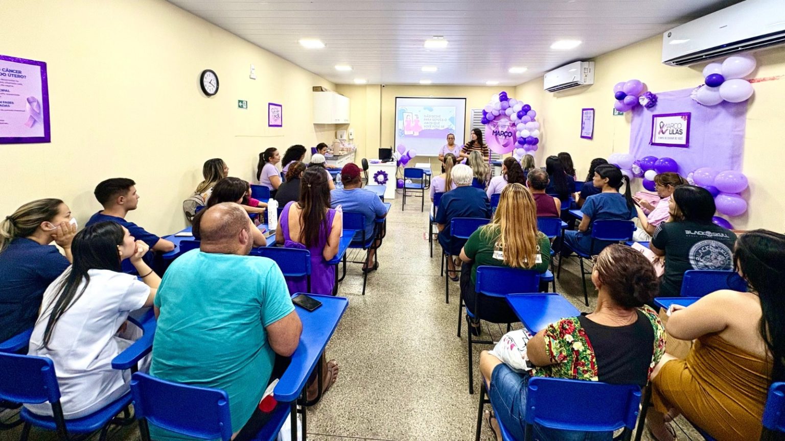 Prevenção do câncer do colo do útero tem reforço nas unidades de saúde da prefeitura no ‘Março Lilás’ 