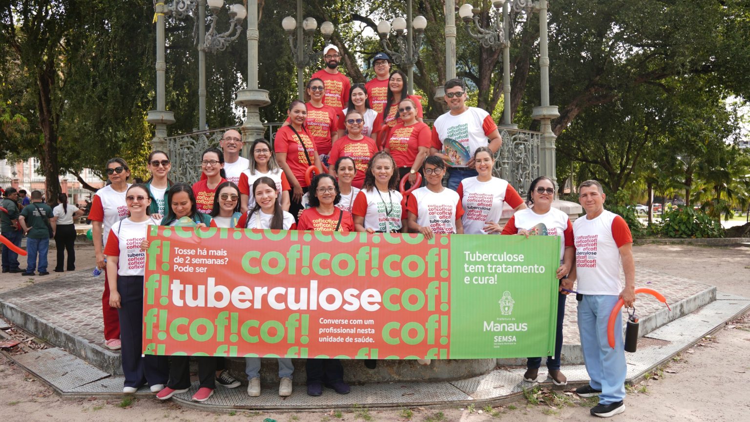 Caminhada reúne instituições e sociedade no combate à tuberculose em Manaus