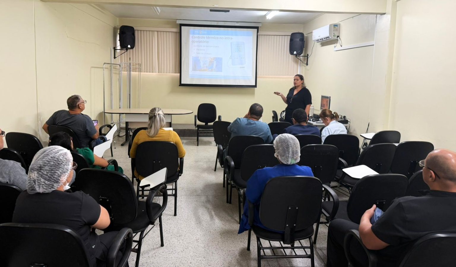 Prevenção e tratamento de infecção de sítio cirúrgico é tema de palestra na Maternidade Dr. Moura Tapajóz