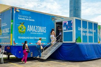 Carreta da Saúde do Governo do Estado oferece exames de imagem no bairro Japiim até quinta-feira