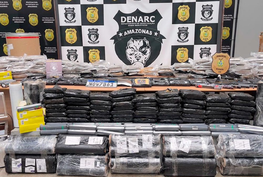 Amazonas dobra apreensões de drogas no primeiro bimestre de 2026