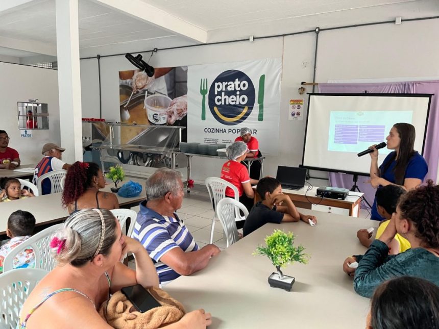 Programa Prato Cheio dá início a ciclo de palestras de março em unidades da capital e interior