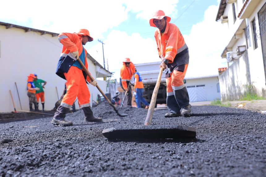 Prefeitura de Manaus reforça manutenção asfáltica no Nova Cidade e garante mais mobilidade e segurança na zona Norte