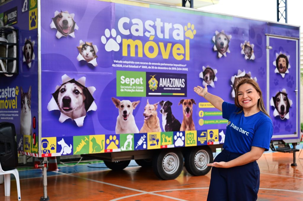 Castramóvel da Sepet abre agendamento para castração gratuita no bairro Educandos, em Manaus