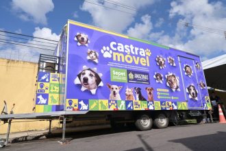 Castramóvel da Sepet realiza agendamentos para castração no Shopping Ponta Negra