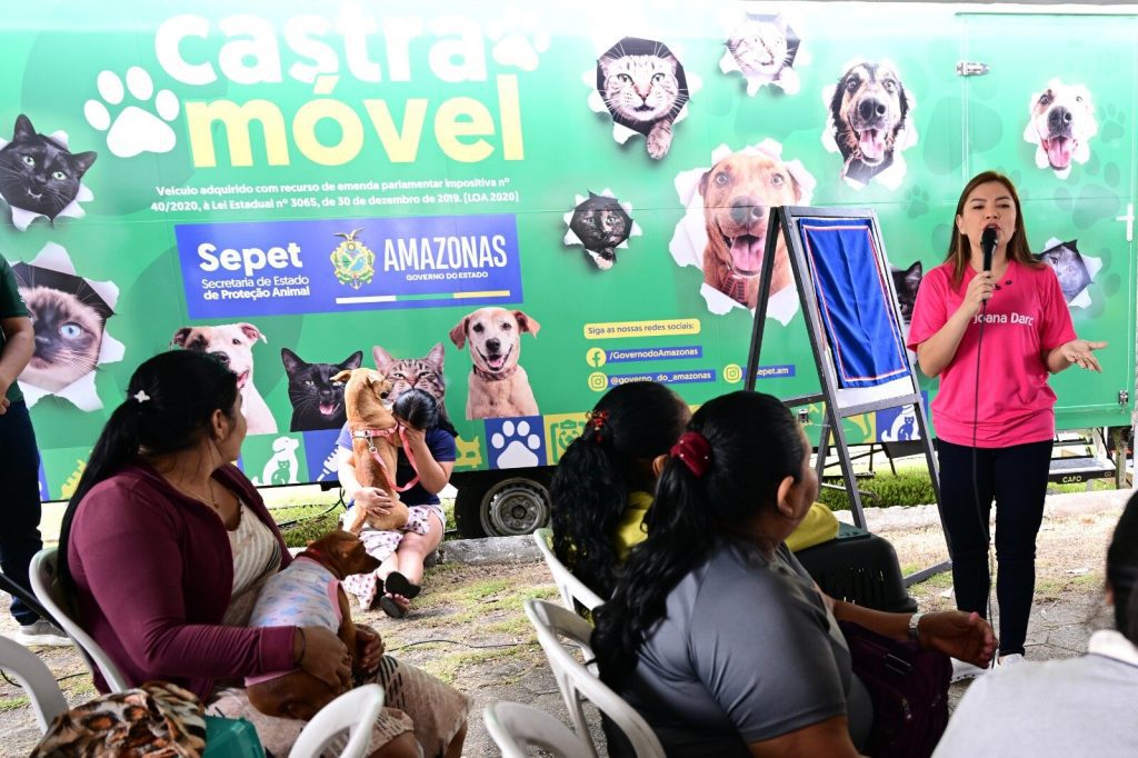 Sepet realiza agendamento para castração de cães e gatos no Nova Cidade, em Manaus