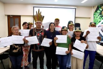 Sepror qualifica agricultores familiares da aldeia Floresta Livre em Conceitos de Associativismo Rural