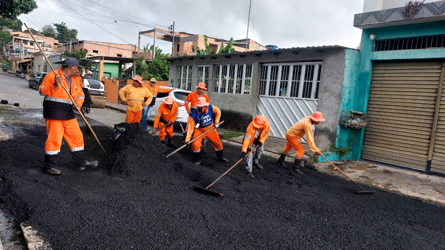Prefeitura de Manaus intensifica manutenção asfáltica e melhora mobilidade no bairro Zumbi dos Palmares