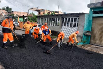 Prefeitura de Manaus intensifica manutenção asfáltica e melhora mobilidade no bairro Zumbi dos Palmares