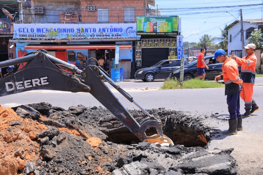 Prefeitura recupera drenagem na avenida 7 de Maio e garante mais segurança e mobilidade aos moradores do Cidade de Deus