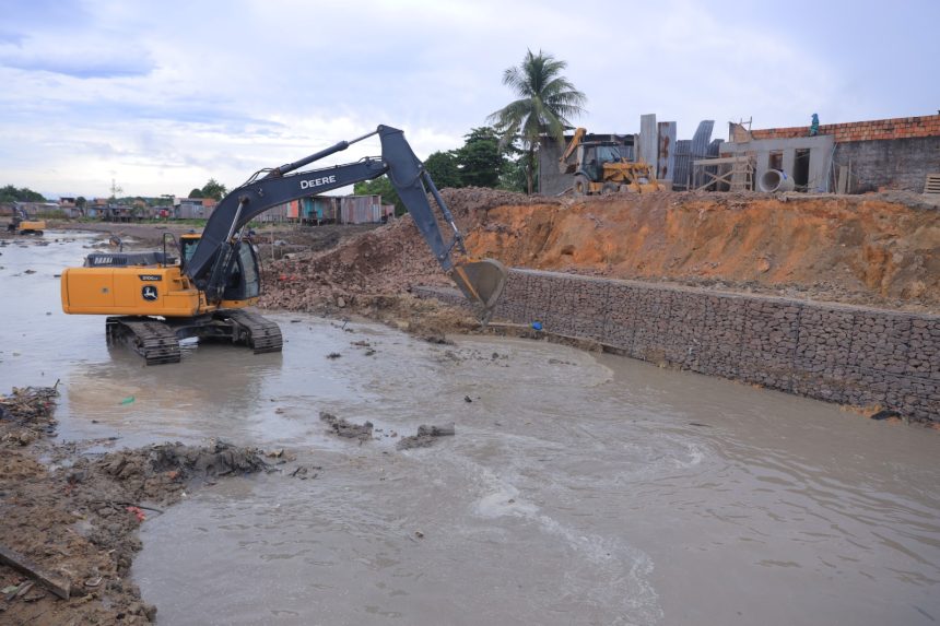 Prefeitura de Manaus avança na requalificação do igarapé do Mindu com soluções sustentáveis e mais qualidade de vida