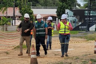 Secretário Marcellus Campêlo vistoria obras do Prosai e confirma entrega da segunda etapa do sistema de abastecimento de água pelo governador Wilson Lima