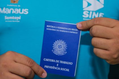Sine Manaus oferta 290 vagas de emprego nesta segunda–feira, 23/3