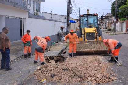 Prefeitura de Manaus age com rapidez e garante mais segurança ao recuperar drenagem no Adrianópolis