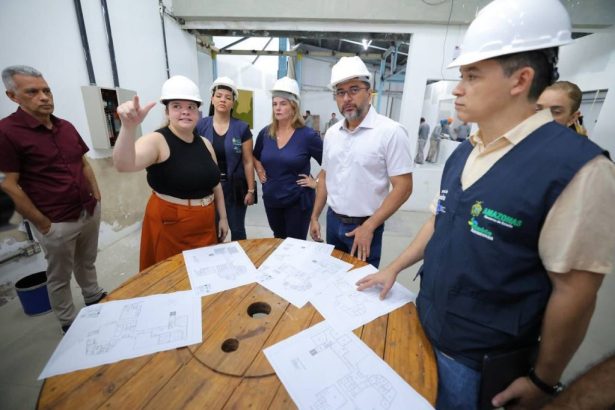 Governador Wilson Lima vistoria obras da primeira Escola de Saúde Pública do Amazonas