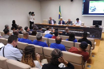 Entidades propõem saneamento básico com controle social e adaptação às mudanças climáticas