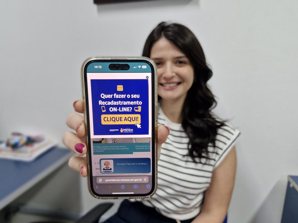 Prefeitura de Manaus convoca aposentados e pensionistas nascidos em abril para recadastramento previdenciário