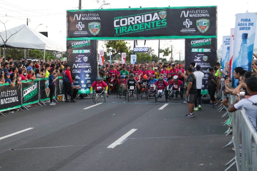 Corrida Tiradentes: Polícia Militar do Amazonas mobiliza público e reforça tradição esportiva