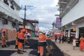 Prefeitura de Manaus avança na recuperação viária e leva melhorias ao bairro Novo Israel, na zona Norte