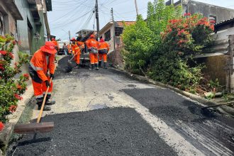 Prefeitura de Manaus intensifica recuperação asfáltica no bairro Zumbi e reforça mobilidade na zona Leste