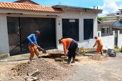 Prefeitura de Manaus realiza intervenção em rede de drenagem e melhora escoamento no bairro Alvorada
