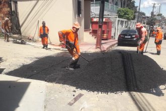 Prefeitura de Manaus recupera rede de drenagem profunda e intensifica serviços de manutenção asfáltica no bairro Betânia