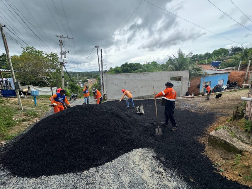 Prefeitura de Manaus avança com pavimentação no Distrito Industrial 2 e transforma realidade de moradores na zona Leste