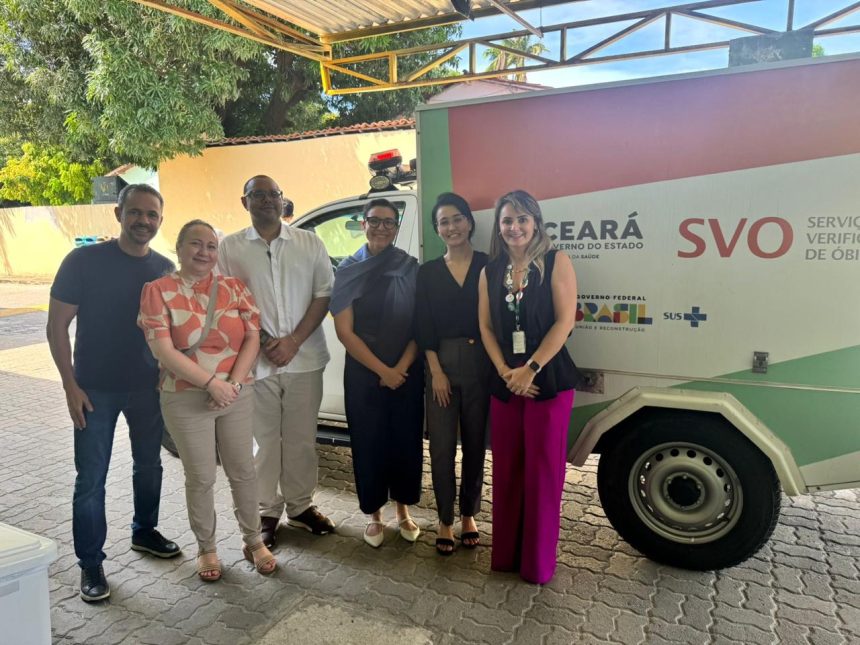 Equipe de saúde da Prefeitura de Manaus faz visita técnica ao Serviço de Verificação de Óbitos do Ceará