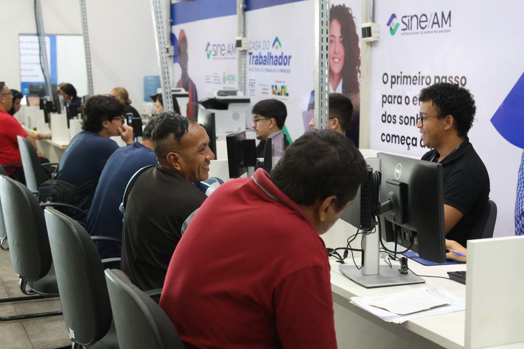Sine Amazonas divulga 226 vagas de emprego para esta quarta-feira