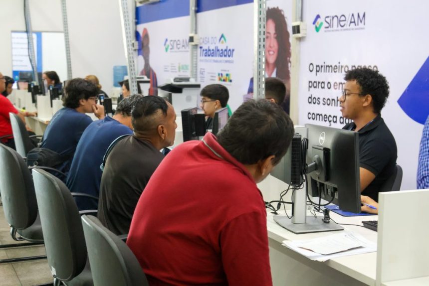 Sine Amazonas divulga 263 vagas de emprego para esta sexta-feira