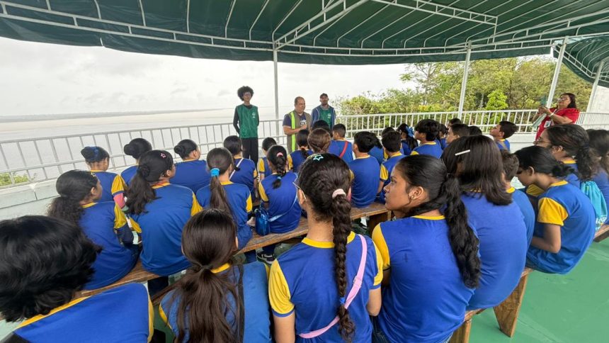Estudantes da Prefeitura de Manaus visitam o Instituto Soka Amazônia