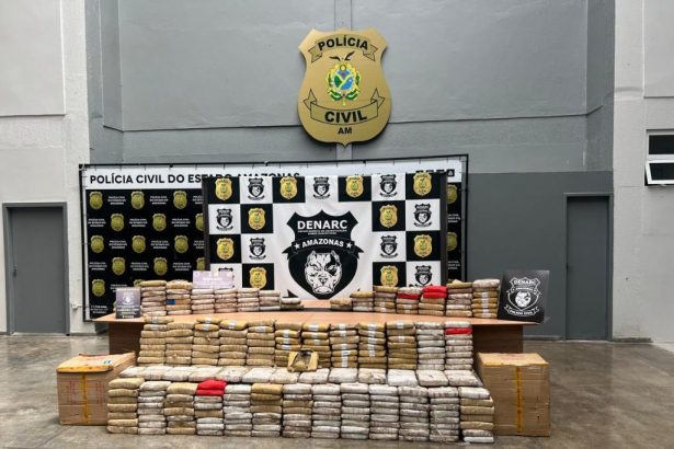Após denúncia via 197, PC-AM apreende 328 quilos de maconha tipo skunk avaliados em R$ 6,5 milhões em Manaus