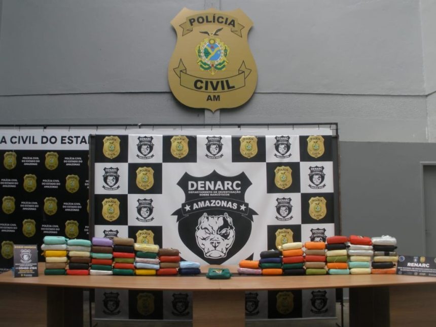 Polícia Civil intercepta carga de maconha e cocaína que seria transportada de Manaus com destino ao Pará