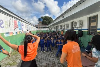 Prefeitura promove ‘Dia D do Desafio Saudável’ no Cmei Padre Cláudio Dalbon e incentiva bons hábitos alimentares e exercícios físicos