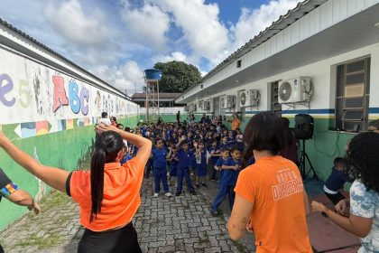 Prefeitura promove ‘Dia D do Desafio Saudável’ no Cmei Padre Cláudio Dalbon e incentiva bons hábitos alimentares e exercícios físicos