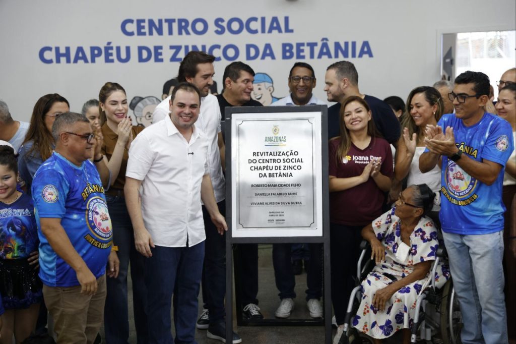 Governador interino Roberto Cidade reforça ações de esporte e lazer com entrega do Centro Social Chapéu de Zinco, na Betânia