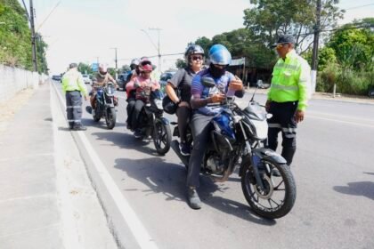IMMU realiza operação Mobilidade Segura em Manaus e aborda 105 veículos na manhã de 29/7