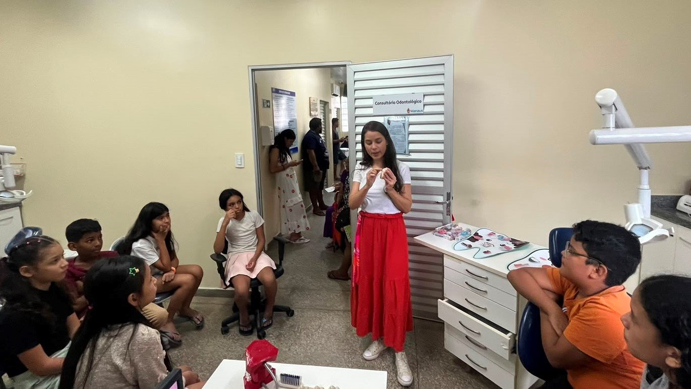 Manaus amplia atividades do Julho Laranja para incentivar avaliação precoce da saúde bucal infantil