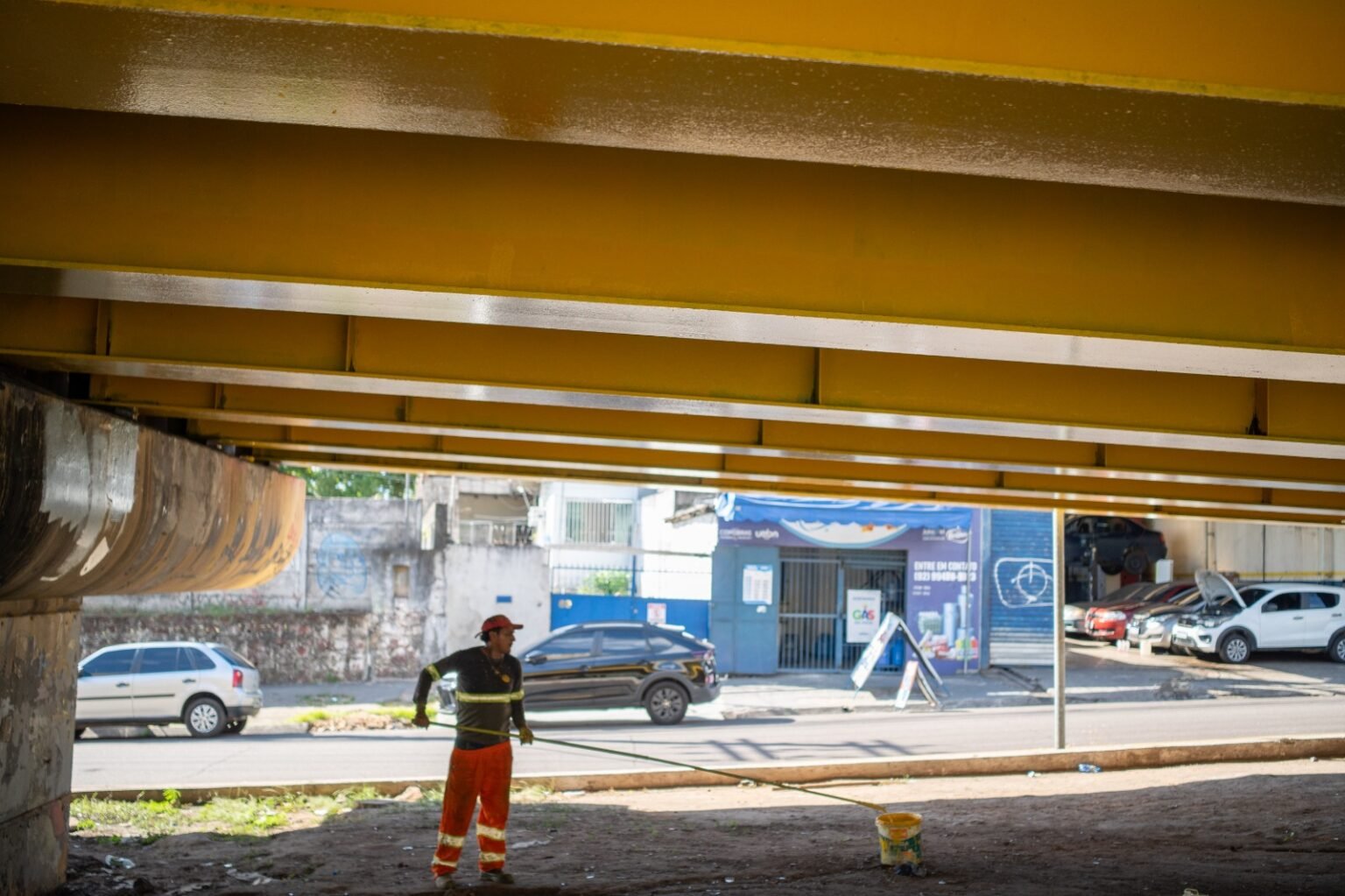 Prefeitura de Manaus inicia revitalização do viaduto do Olímpico e amplia modernização dos complexos viários da cidade