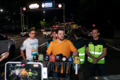 Manaus instala primeiro Painel de Mensagem Variável para orientar motoristas em tempo real nas vias urbanas