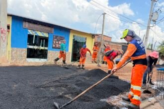 Prefeitura de Manaus inicia recuperação asfáltica no Parque Rio Solimões durante 7ª edição do programa