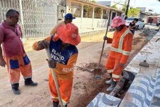 Manaus recupera cerca de 10 metros de drenagem na rua C-12 no Japiim para restaurar fluxo das águas pluviais