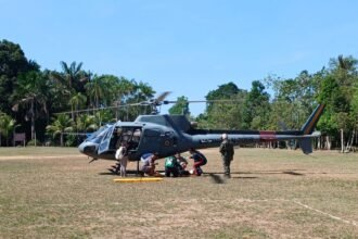 Samu realiza resgate aéreo de adolescente intoxicada em comunidade a 40 km de Manaus